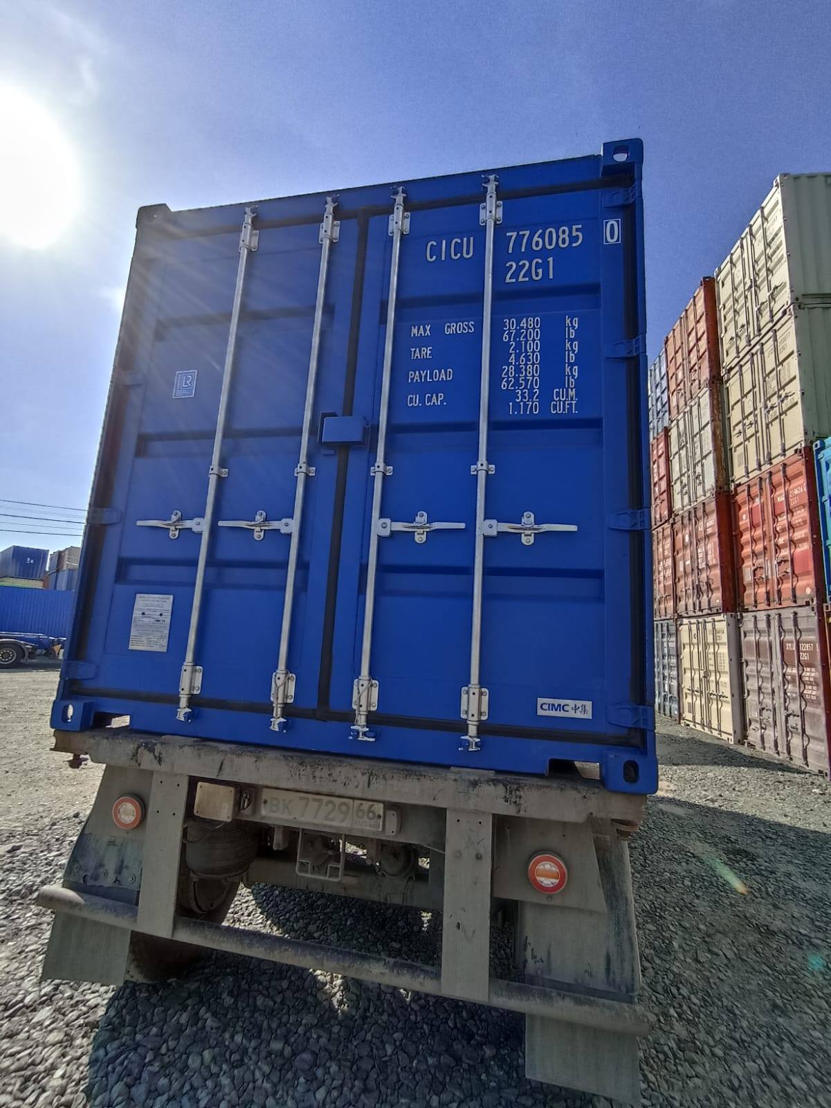 Морской контейнер CICU7760850